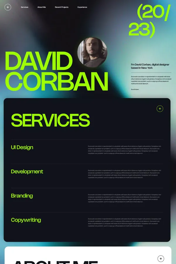 Inspiro DB - Webflow HTML website template - Template design inspiration