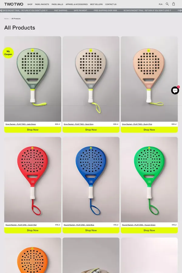 All Products | TWOTWO - Product listing design inspiration