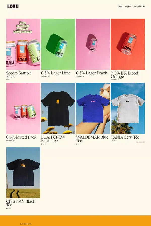 Store 2 — LOAH - Product listing design inspiration