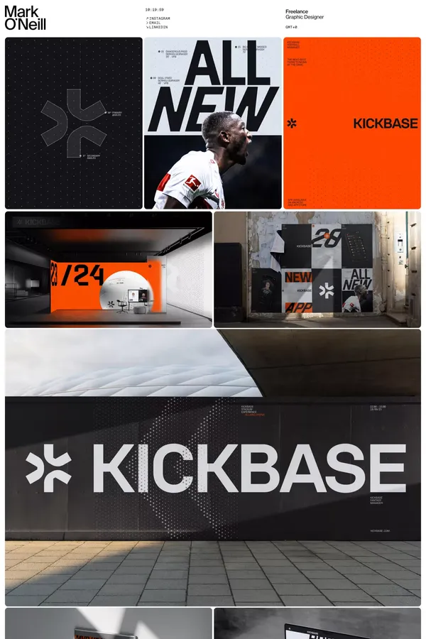 Mark O'Neill Studio - Portfolio design inspiration
