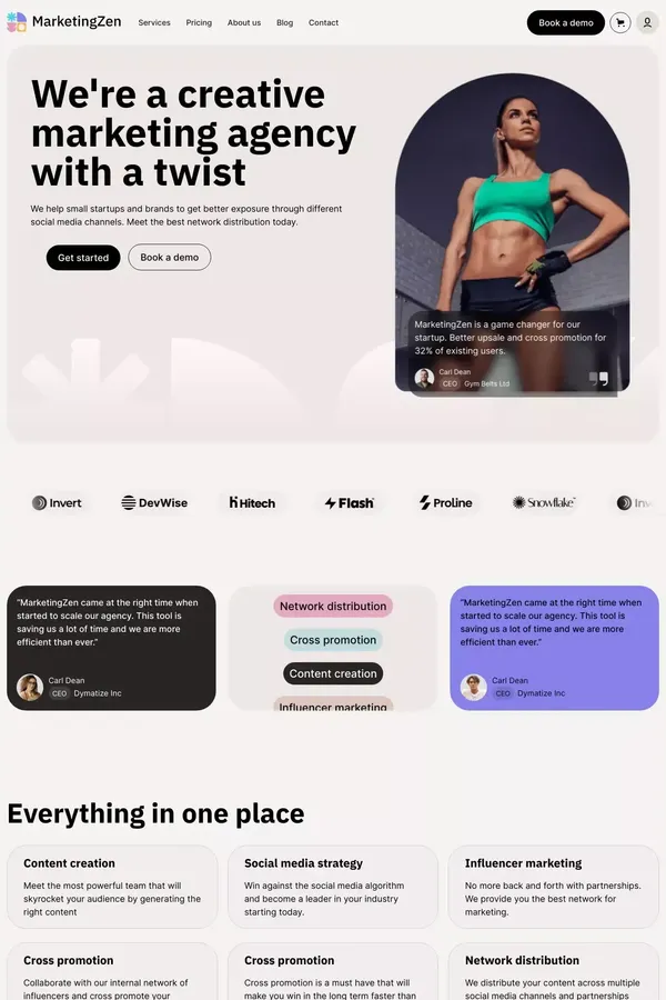 StartAI - Webflow Ecommerce Website Template - Template design inspiration