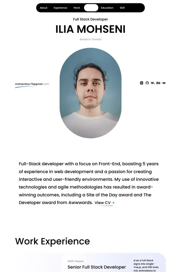 ILIA MOHSENI - Full Stack Developer