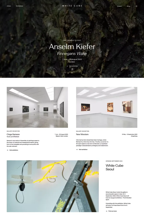 White Cube - Other design inspiration