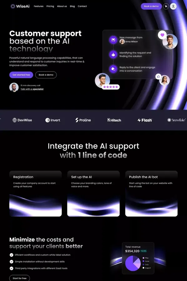 WiseAI - Webflow Ecommerce Website Template - Template design inspiration