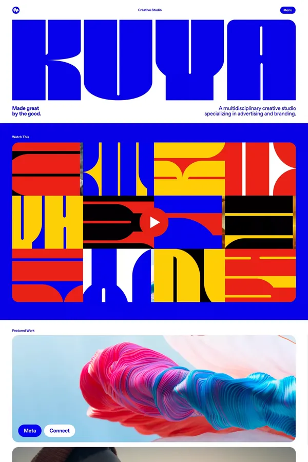 KUYA / Made Great by the Good - Portfolio design inspiration