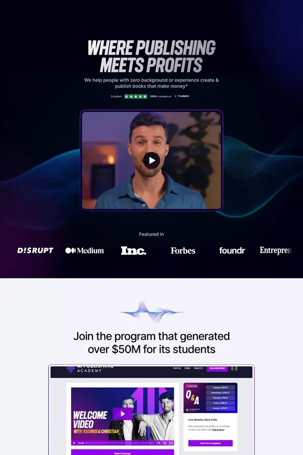 Home | Publishing.com - website design inspiration