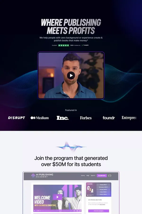 Home | Publishing.com - website design inspiration