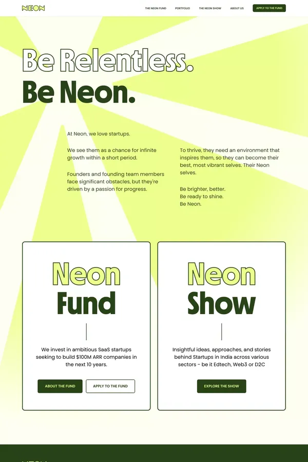 Neon: Fund & Show