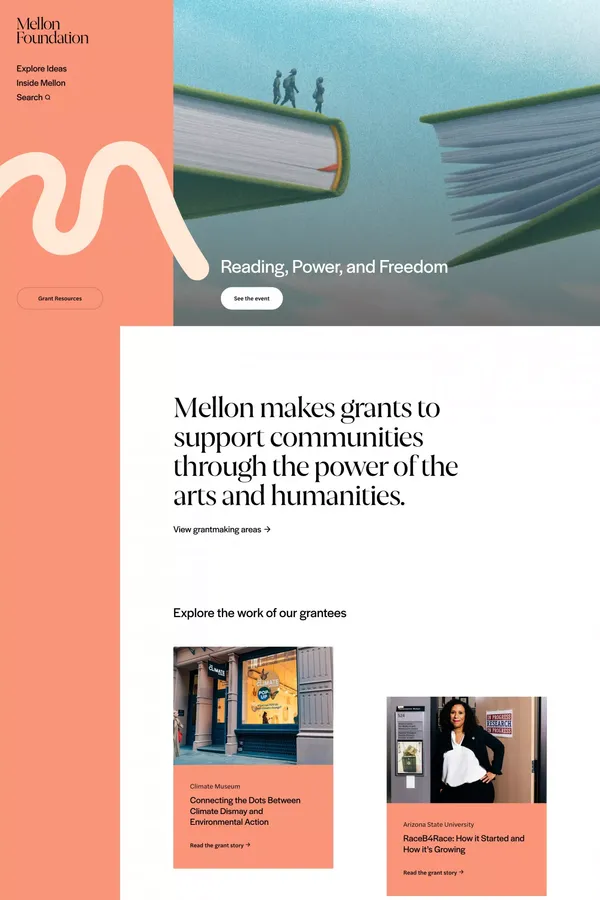 Mellon Foundation - Other design inspiration
