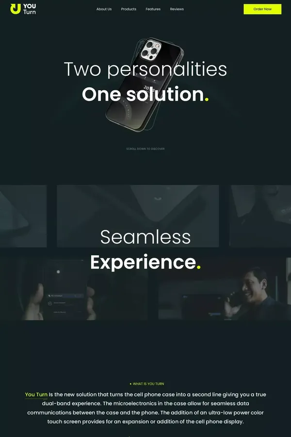 Double Band - website design inspiration