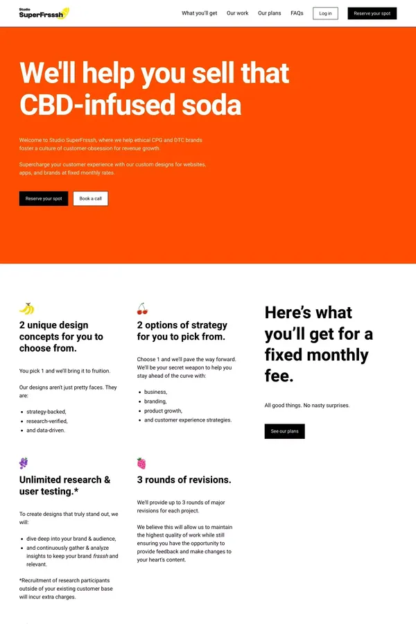 Studio SuperFrsssh | Design & Strategy Subscription