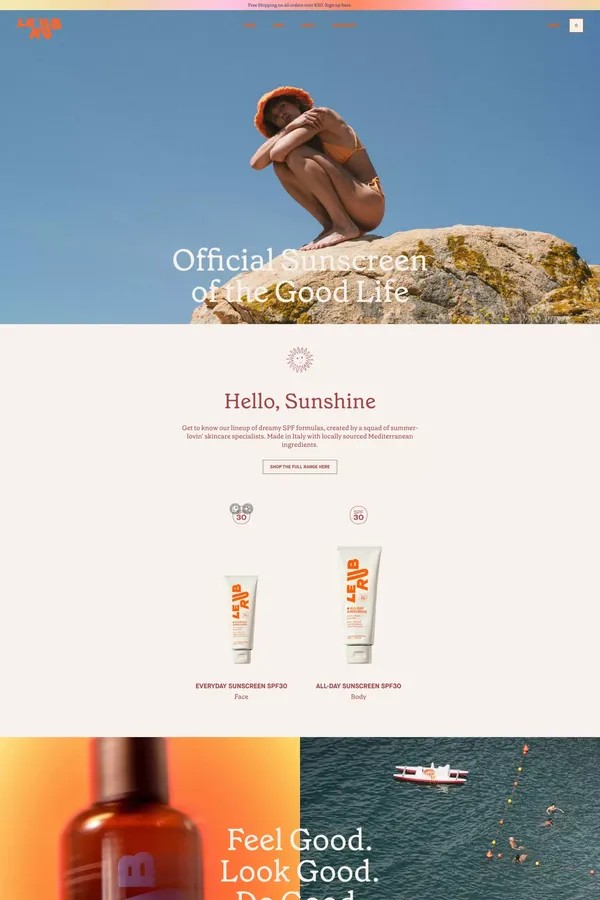 Le Rub - Ecommerce design inspiration