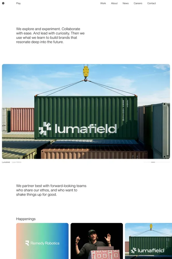 Play — Design, Branding, and Development based in San Francisco - Portfolio design inspiration