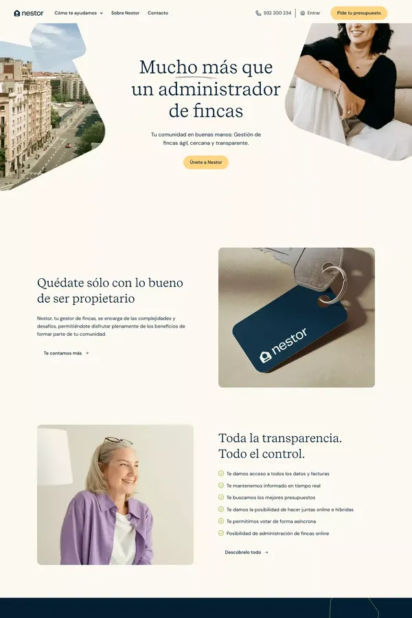 Nestor - website design inspiration
