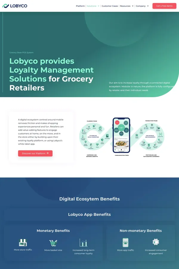 Loyalty Management Solutions - Grocery Store POS System & Software - website design inspiration