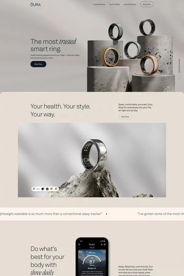 Accurate Health Information Accessible to Everyone - Landing design inspiration