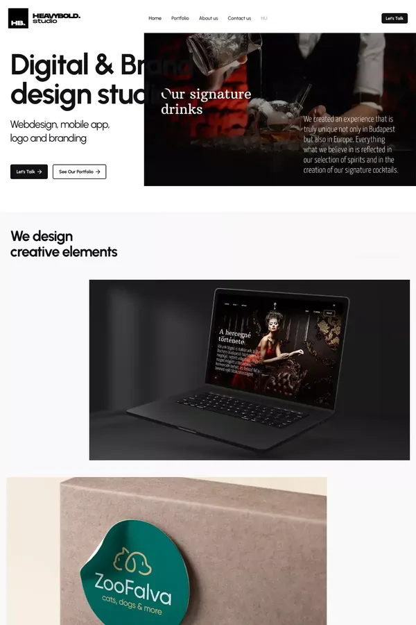 HEAVYBOLD Studio – Digital and brand design studio