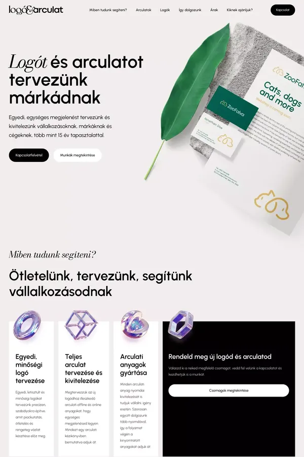 Logó & arculat - Egyedi logókat és arculatokat tervezünk