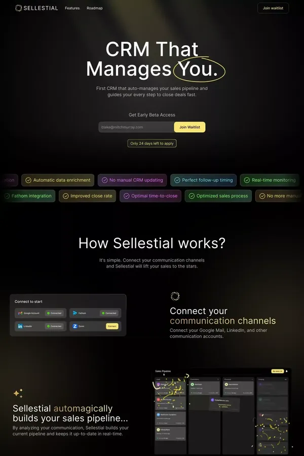 CRM That Manages You ∙ Sellestial