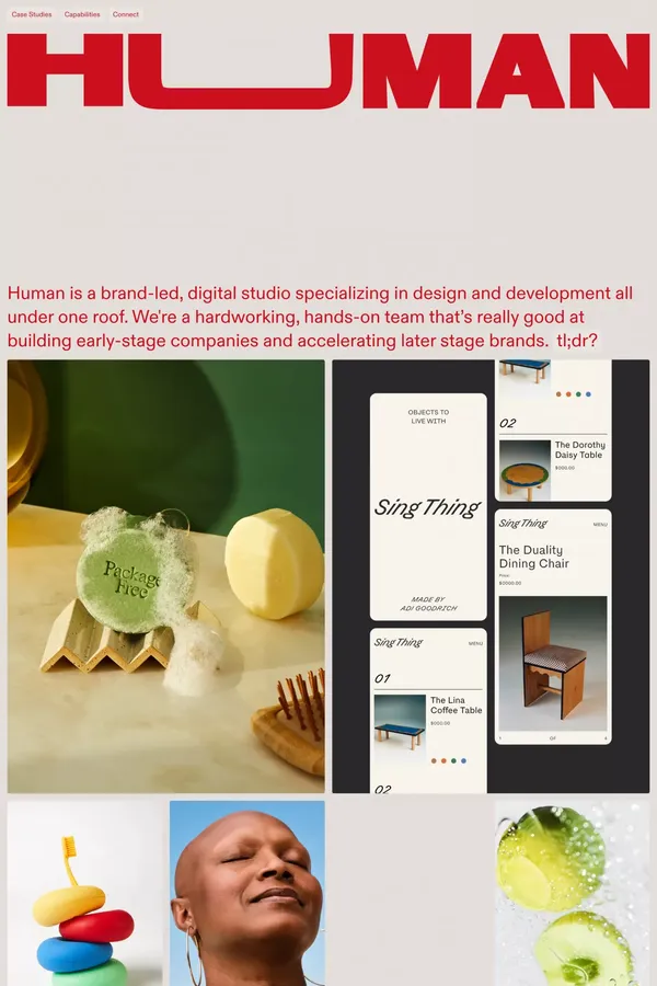 Human NYC: A Digital Creative Agency - Portfolio design inspiration