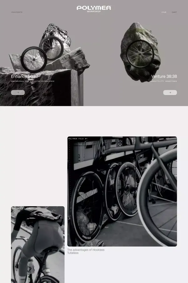 POLYMER WORKSHOP® - Ecommerce design inspiration