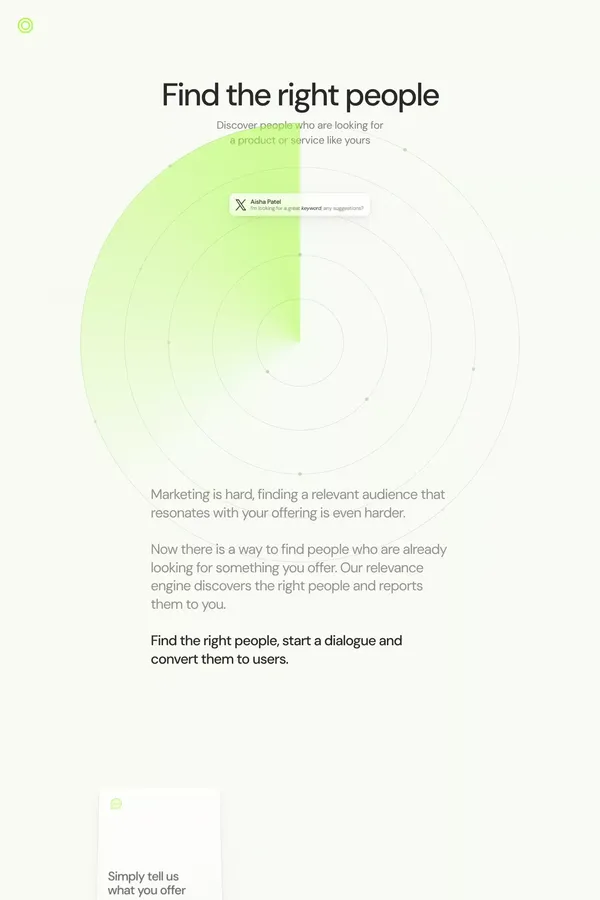 Overhear - website design inspiration