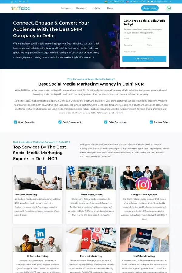 Best Social Media Marketing Agency in Delhi NCR - Blog design inspiration