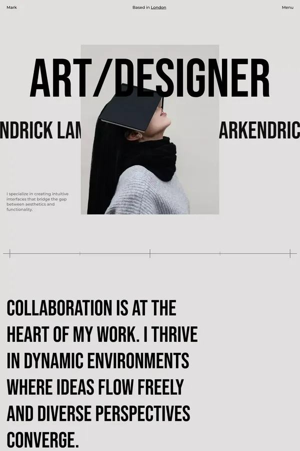 Mark - Webflow HTML website template - Template design inspiration