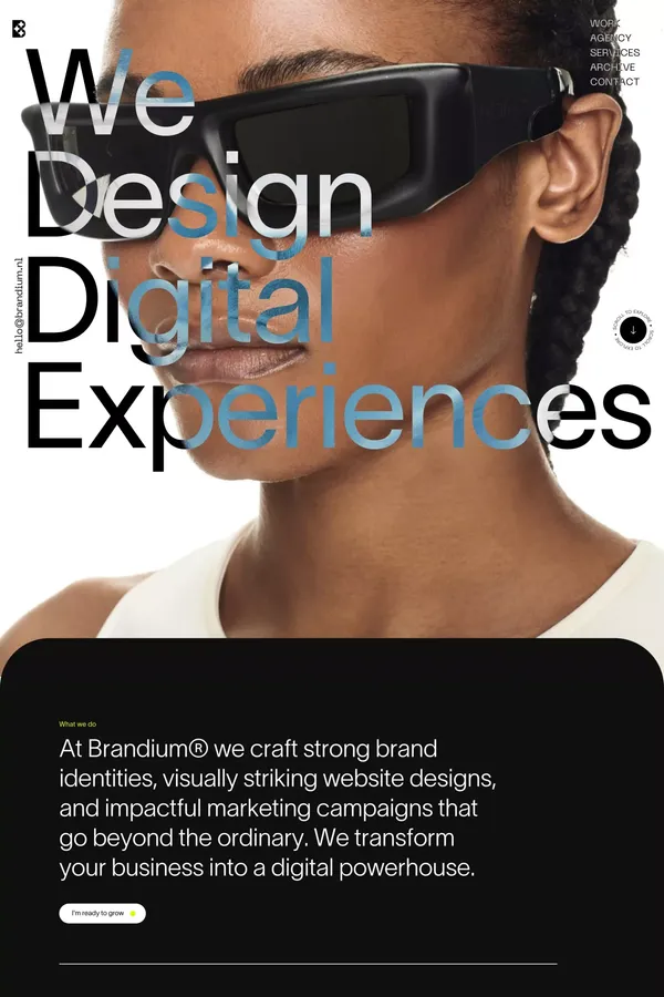 Creative Branding Agency & Webdesign | Brandium® Agency - Portfolio design inspiration