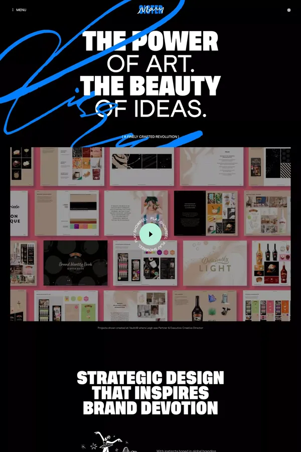 Sister Mary — Strategic design that inspires brand devotion. - Portfolio design inspiration
