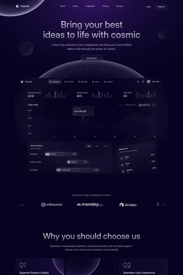 Cosmic â Saas & Startup Template
