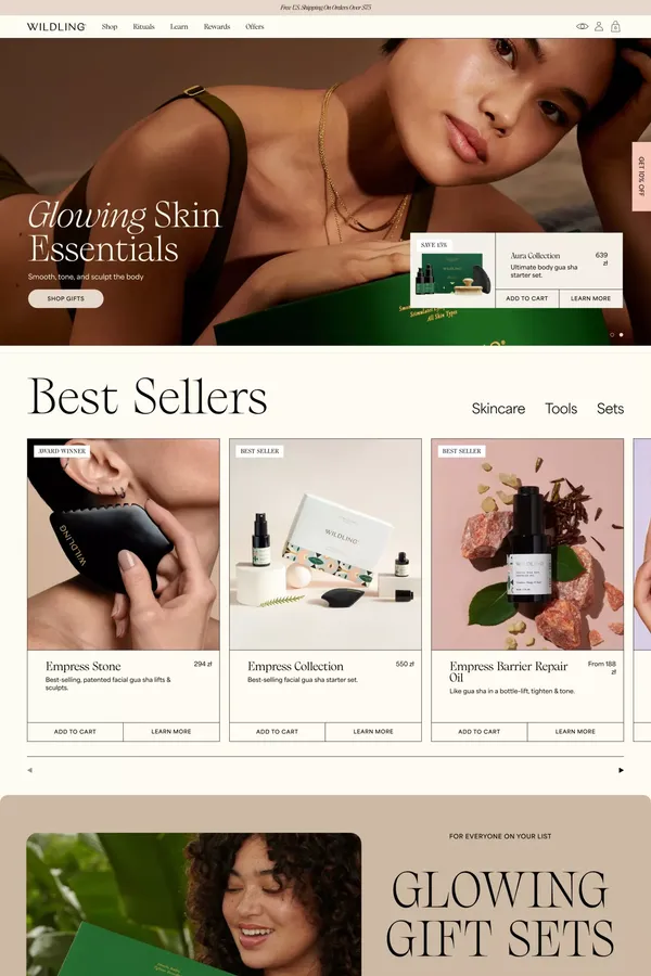 Wildling: Gua Sha Tools & Vegan, Cruelty-Free Skincare