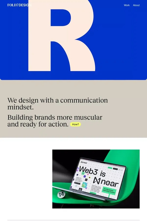 Fold7Design: Brand Design Studio - Portfolio design inspiration