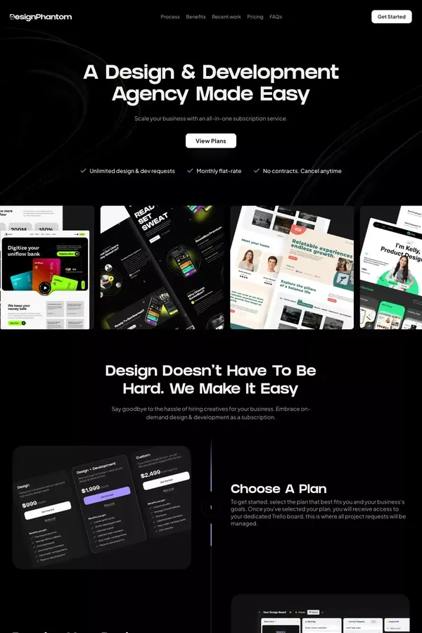 Design Phantom - All-In-One Design & Development Subscription Service