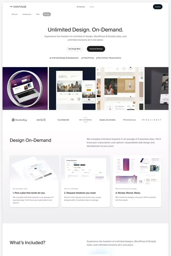 Unlimited UI Design On-Demand - website design inspiration