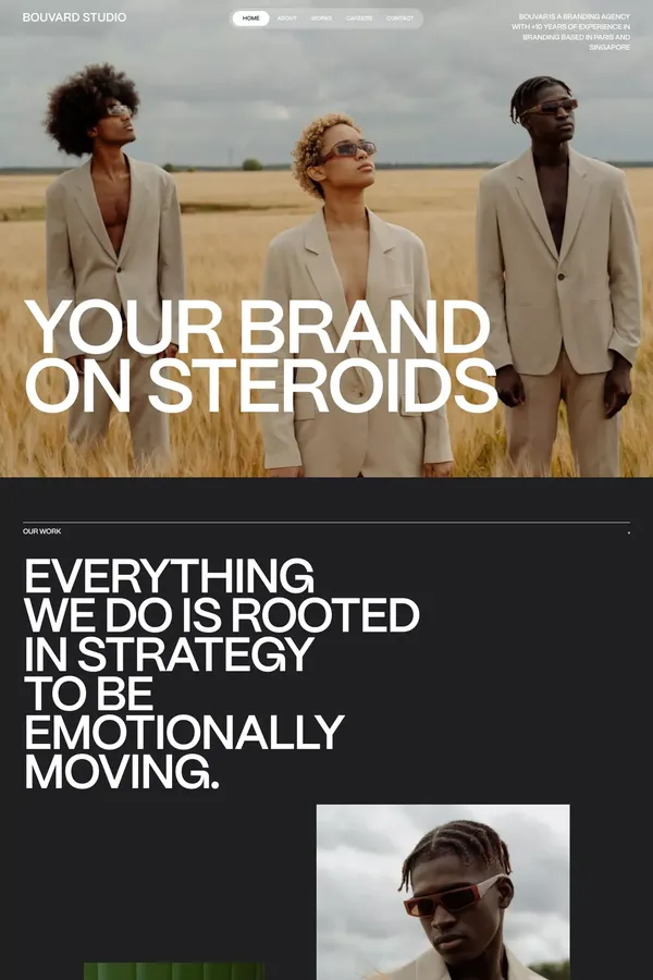 Bouvard - HTML website template - website design inspiration