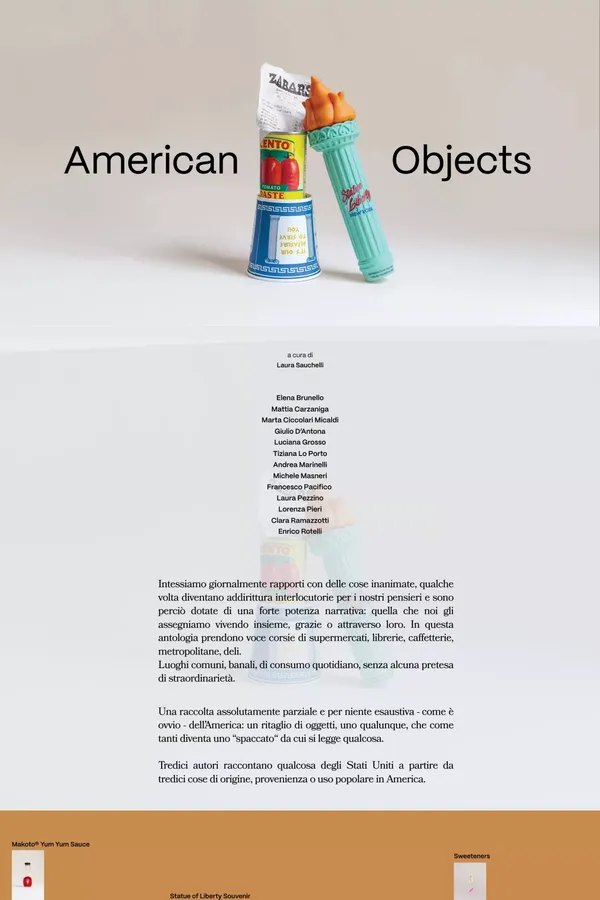 American Objects - Other design inspiration