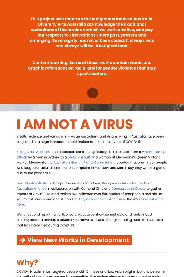 I Am Not A Virus -