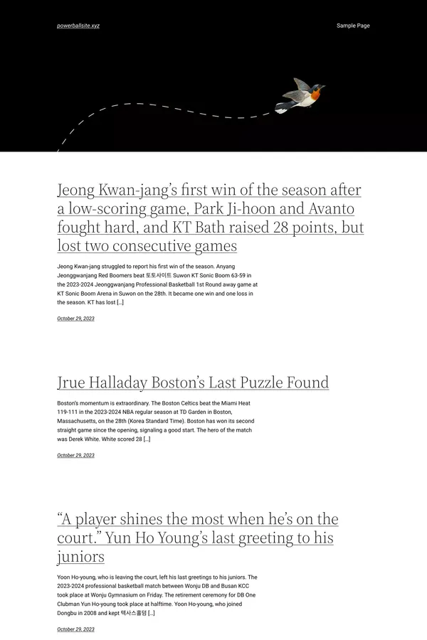 powerballsite.xyz - Just another WordPress site - website design inspiration