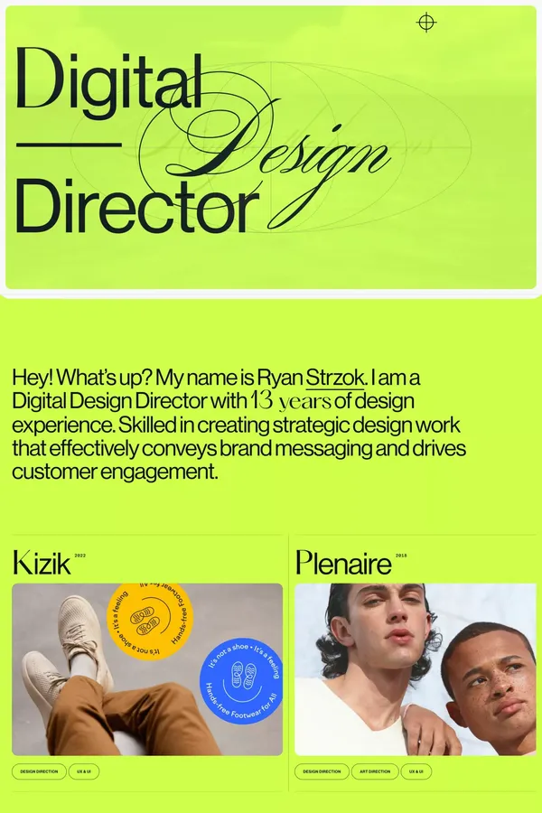 ⭐️ | Strzok - Portfolio design inspiration