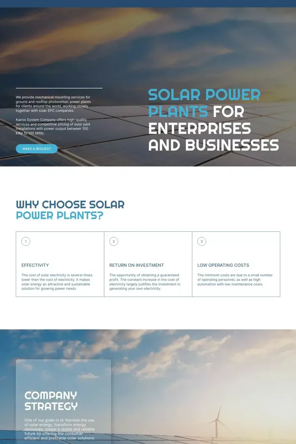 Kairos System Company - website design inspiration