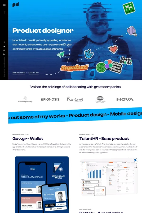 Petros Dimitriadis - Product Designer - UI/UX designer - Mobile apps - Athens - Greece