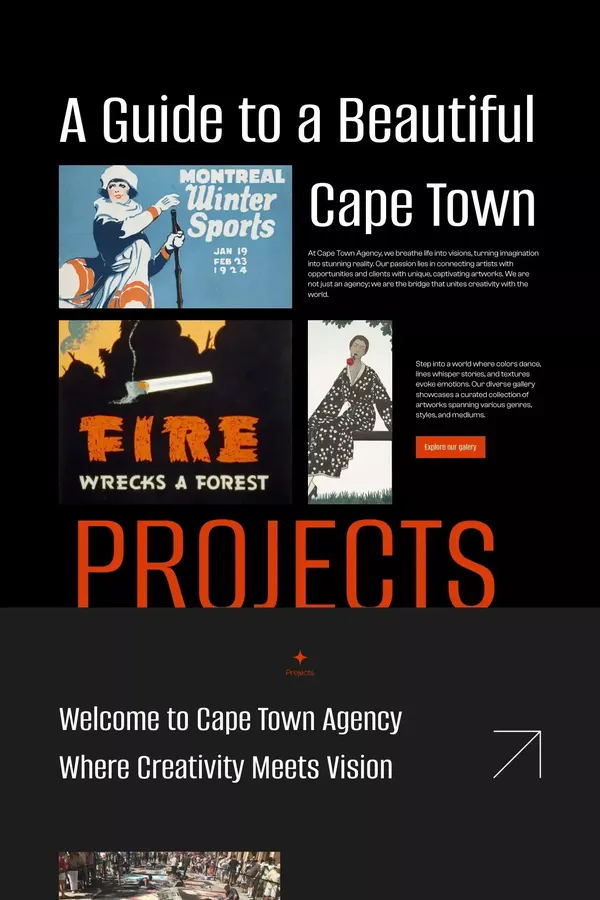 Cape Town - Webflow Ecommerce website template - Template design inspiration
