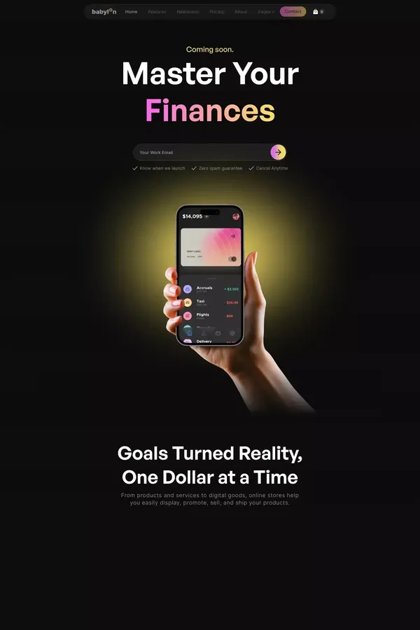 Babylon - Webflow Ecommerce website template - Template design inspiration