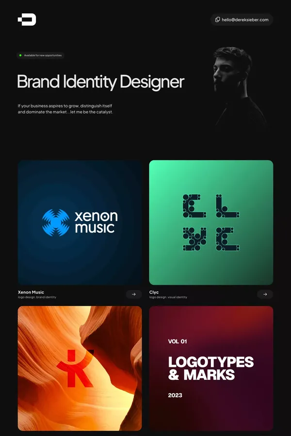 Brand Identity Designer - Portfolio design inspiration