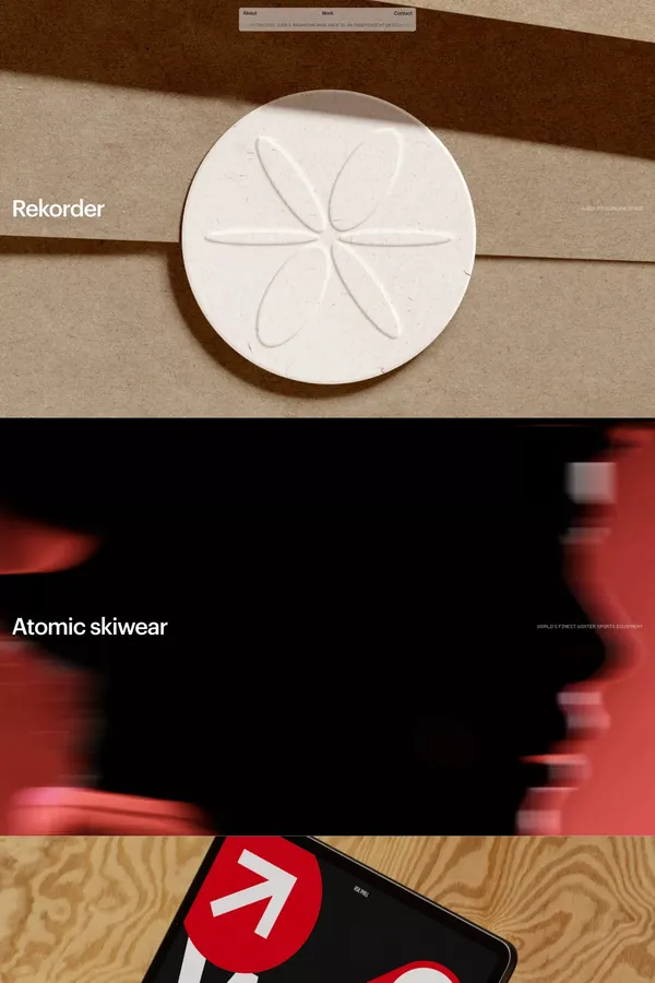 Analogue Agency - Portfolio design inspiration