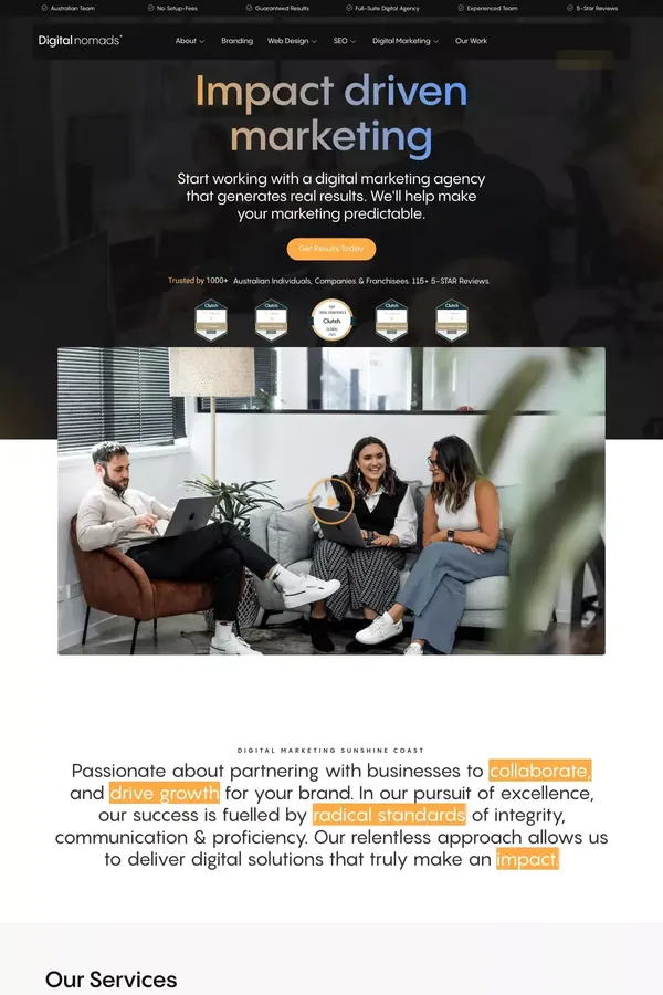Digital Marketing Agency Sunshine Coast | Digital Nomads HQ
