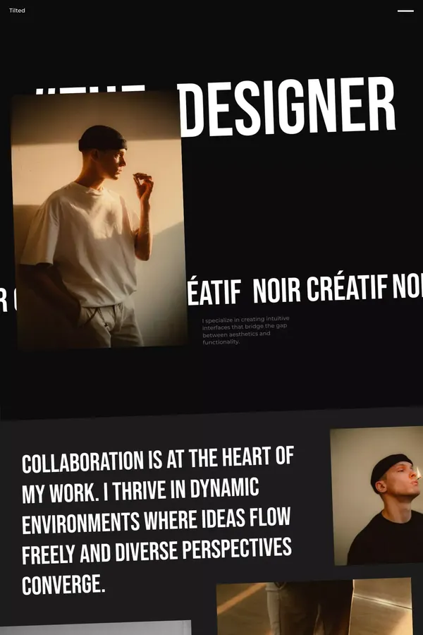 Tilted - Webflow HTML website template
