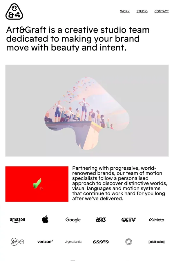 Art&Graft - Portfolio design inspiration
