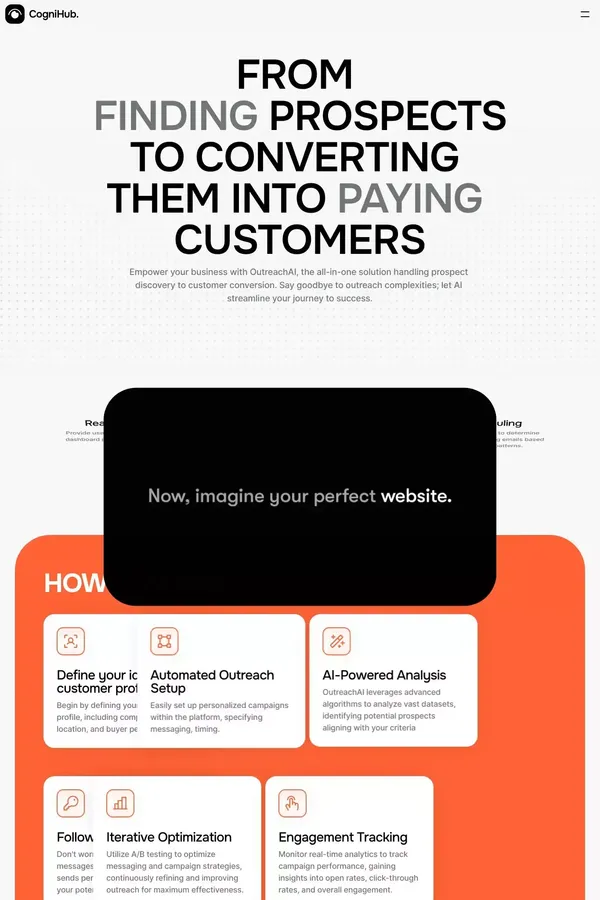 CogniHub - SaaS & Startup Website Template - website design inspiration